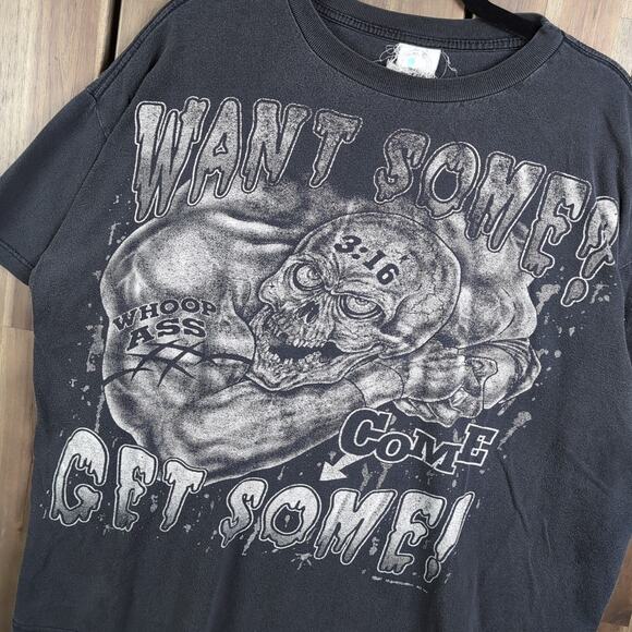 WWE Other - Stone Cold Steve Austin Come Get Some Rare Vintage 90s WWF WWE Shirt Boxy Large